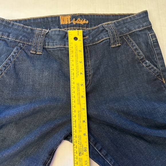 KUT From The Cloth women’s blue jean denim Bermuda shorts Sz-6. W20 - Picture 10 of 11